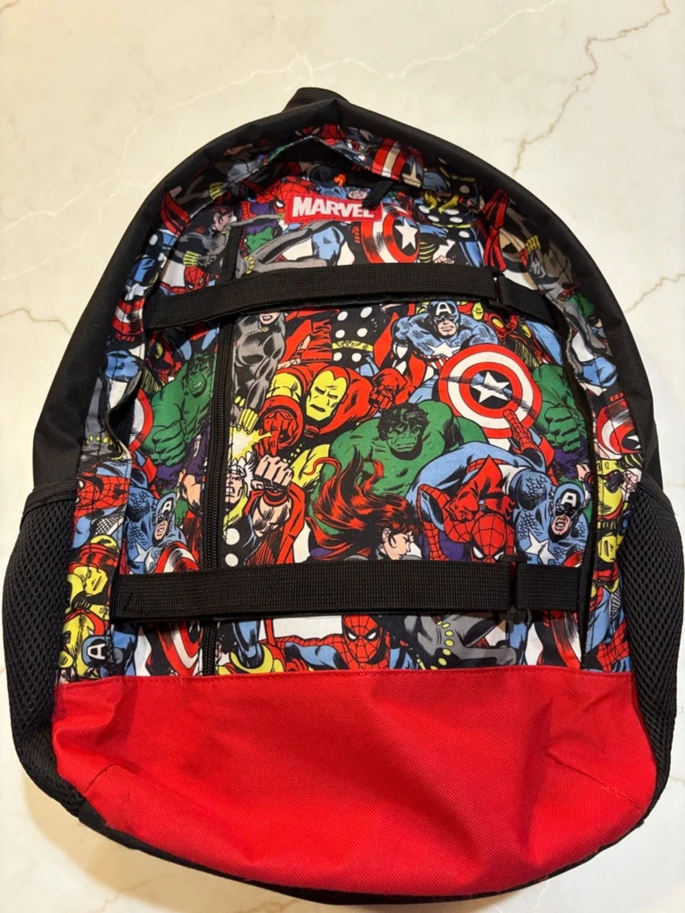 Marvel Multi-Character Comic Backpack 18”